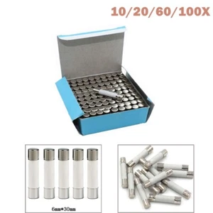 Fusibles para hornos de alambre de soplado lento tubo de cerámica de microondas de 20 amperios 250 V para GE WB27X10388 - Imagen 1 de 12