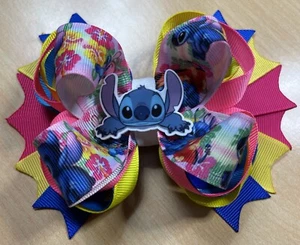 Lilo and Stitch Inspired Hair Bow - Picture 1 of 2