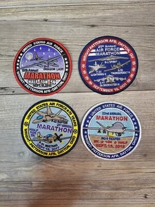 Parche de maratón anual de la Fuerza Aérea WPAFB, 18 de septiembre de 2021, 2018, 2017, 2015 sin usar - Imagen 1 de 6