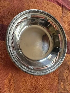6" Diameter FB Rogers Sterling Silver Reticulated Bowl X470 83.5 Grams - Picture 1 of 7