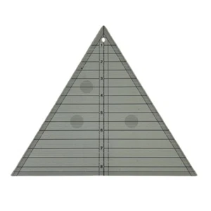 Multifunctional Acrylic Strip Tube Ruler Sewing Template Ruler Triangle-shaped - Picture 1 of 8