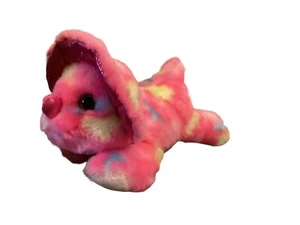 Aurora Rare Tie-Dye Plush Multicolor Triceratops Candy apple - Picture 1 of 6