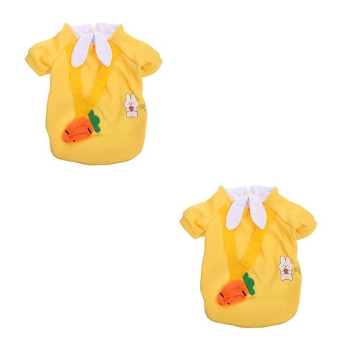 VETEMENTS 2 Pezzi Vestiti per Animali Domestici Costume Cucciolo Cappotti Cani di Piccola Taglia