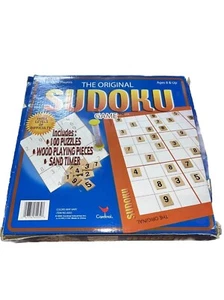Cardinal: Sudoku Game with 100 Puzzles & Wood Playing Pieces (2005) Complete - Picture 1 of 4