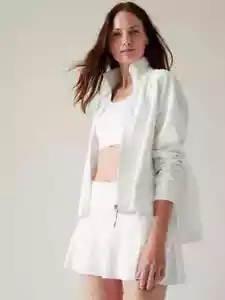 Athleta XSP XS PETITE Advantage Jacket, White Active Lightweight Jacket Commute - Picture 1 of 5