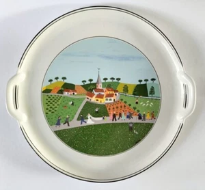 Villeroy And Boch Naif Cake Plate - Wedding Procession - Picture 1 of 5