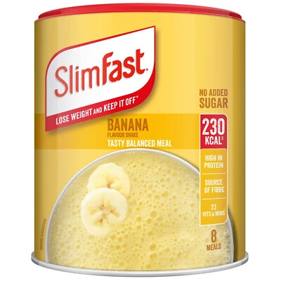 SlimFast Meal Replacement Protein Shake Powder Tasty Balanced Meal - Banana - Image 1 of 4