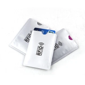 5x RFID Schutzhüllen für Bankkarten & Passports - TOP - Silber - Bild 1 von 3