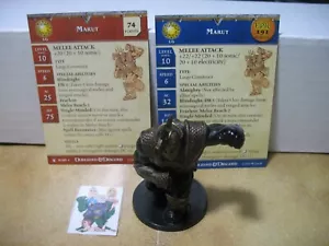 =Dungeons and Dragons D&D UNDERDARK Marut 9/60 con 2 cartas = - Imagen 1 de 1