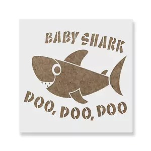 Plantilla Baby Shark - plantillas Mylar duraderas y reutilizables - Imagen 1 de 5