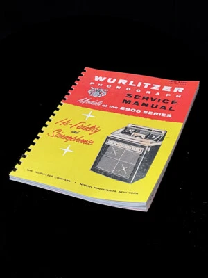 Manual de servicio Wurlitzer fonógrafo serie 2900 Foto 1 de 4