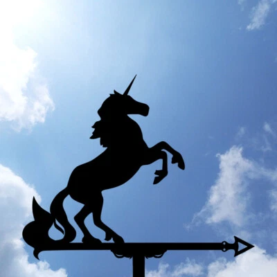 Unicorn Metal Weathervane, Weather Vane, home roof decor - Image 1 of 4