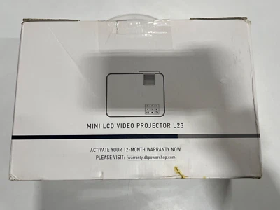 DBPower L21 Mini LCD Video Projector - White - Image 1 of 2