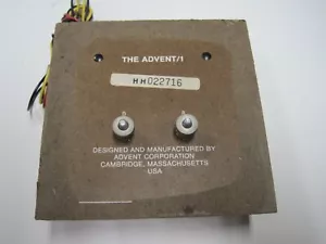 ADVENT 1 2-WAY CROSSOVER/ INPUT PLATE, PARTS/REPAIR - Picture 1 of 2