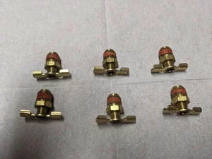 M38 Jeep, Cj2a Jeep, 1/4" Brass N.P.T. Brass Draincock, Dormant # 61104, 6 count - Picture 1 of 1