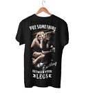 "Put Something Sexy Between Your Legs" Ladies / Womens Black Motorcycle T-Shirt