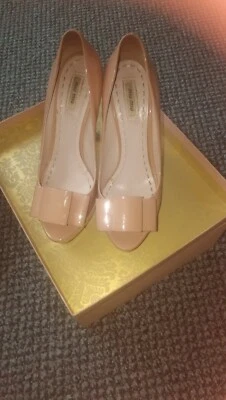 MUI MUI лакированной кожи с открытым носком туфли размер 39... 5 подойдет 5.5 или 6 - Изображение 1 из 4