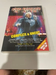 JOHN FARNHAM - The Last Time Live DVD Complete & Uncut vgc t53 - Picture 1 of 1