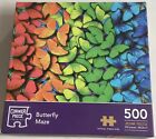 Used Corner Piece Jigsaw Puzzle 500 Piece Butterfly Maze.