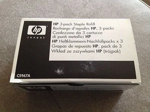 HP C5967A 2 PACK Staple Cartridge FOR HP CM8000 Color Multifunction Printer NEW - Afbeelding 1 van 1