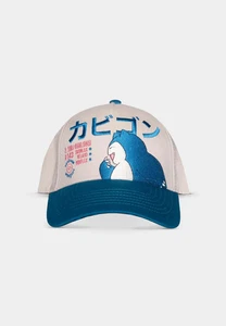 OFICIAL POKEMON SNORLAX STATS JAPONÉS BEIGE GORRA DE BÉISBOL GORRA - Imagen 1 de 5