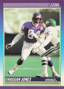 1990 Score Football Hassan Jones Minnesota Vikings #120 - Picture 1 of 2