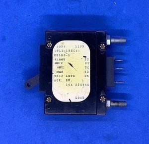 Airpax Electronics 1P 20A 20 AMP Circuit Breaker UPL1-1REC4-22580-1 - Picture 1 of 3