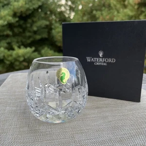 WATERFORD geschliffenes Glas Kristall LISMORE Muster Teelicht Votivkerzenhalter mit Box - Bild 1 von 15
