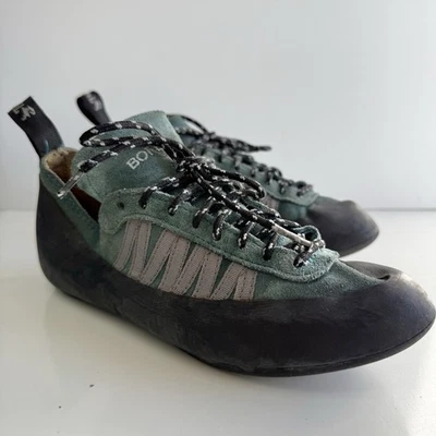 Tênis de escalada Boreal Shoes masculino 6 Reino Unido Equinox Fusion 3 com cadarço azul camurça baixo - Imagem 1 de 4