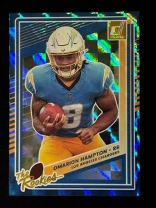 2025 Donruss Omarion Hamption Blue Foil The Rookies - Bild 1 von 2