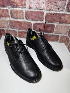 Amberjack The Original Obsidian Men’s Leather Dress Shoes Size 9.5 - Picture 1 of 10