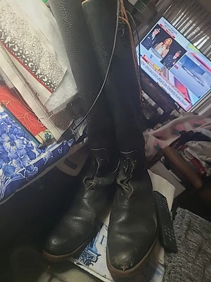 Редкий винтажный GT Hawkins Royal офицер поле загрузки стиль езды ботинки размер 8,5 D - Изображение 1 из 4