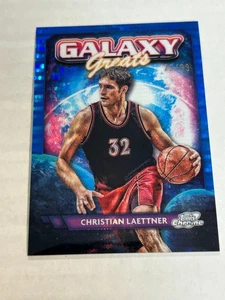 2024 TOPPS CHROME COSMIC CHRISTIAN LAETTNER 25/99 GALAXY GREATS BLUE SP C3 - Picture 1 of 2