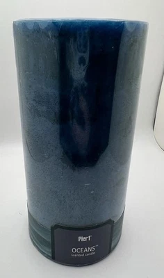 Vela Pilar Perfumada Pier 1 Imports OCEANS 3x6 Sellada •NUEVA• Descontinuada Foto 1 de 4