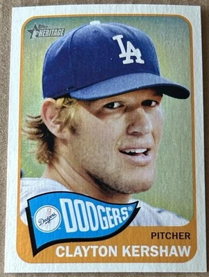 CLAYTON KERSHAW 2014 TOPPS HERITAGE Card #300 NM-MT Condition - Image 1 of 2