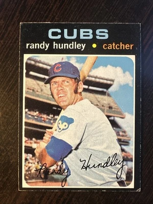 1971 TOPPS #592 RANDY HUNDLEY CHICAGO CUBS EX *Hot Corner Vintage* A - Image 1 of 2