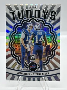 2023 Donruss Optic Best Tuddys Holo Silver Prizm Josh Allen Stefon Diggs #BT-JS - Foto 1 di 3