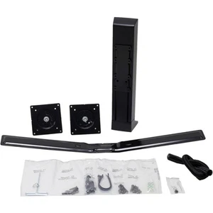 Ergotron – WorkFit Dual Monitor Kit – for 2 Monitors Up to 24 inches, 6 to 14. - Photo 1/2