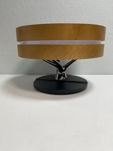 HENLUTUO  Dawn Table Maple Log Smart Silver Tree Bedside Lamp 3 in 1 - Picture 1 of 8