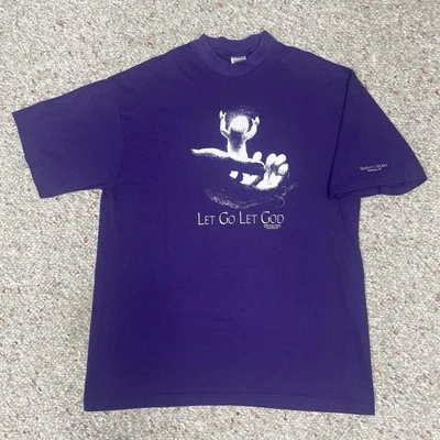 Camiseta 1992 Jonathan Rogers Jesús “Let Go Let God” Talla XL Serenity Works Foto 1 de 4