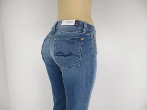 NWT 7 SEVEN FOR ALL MANKIND JEANS, Straight Leg, DATL, Size 27, $198 - Picture 1 of 12
