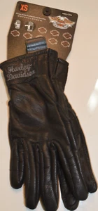 Harley Davidson Leather women's Gloves Extra Small XS NWT - Picture 1 of 6