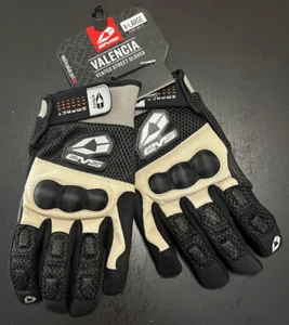 EVS Valencia Mens Textile Vented Street Motorcycle Racing Gloves Gray/Black XL - Picture 1 of 2
