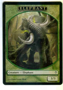Token - Elephant X4 (Worldwake (2010)) MTG (NM) *CCGHouse* Magic - Picture 1 of 1