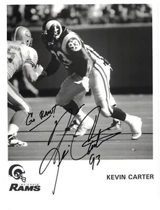 3 St. Louis Rams Autographed 8X10 IP Photos Kevin Carter Roman Phifer Tony Banks - Picture 1 of 3