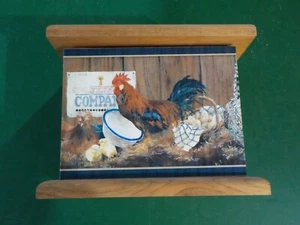 10" x 8" x 5.5" Wooden Storage Box with Farm Animals (CL 12-3) - Picture 1 of 5