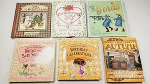 Vintage Lot of 6 Mary Engelbreit Christmas Book Small Hardcover 90's 1996 - Picture 1 of 15
