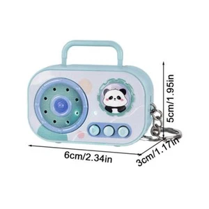 Neu Mini Fun Retro Blockflöte Schlüsselanhänger Anhänger π - Bild 1 von 20