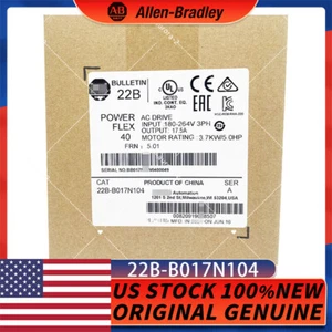 Inverter Rockwell Allen-Bradley 22B-B017N104 3,7KW trifase 220V nuovo sigillato - Foto 1 di 3