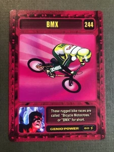 2003 Marvel Genio Card BMX #244 Pack Fresh! - Picture 1 of 4